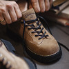 马登沙丘短脸鞋男冬季新款厚底低帮圆头休闲皮鞋美式复古工装鞋 商品缩略图0