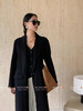 高级感假两件羊毛大衣 商品缩略图1