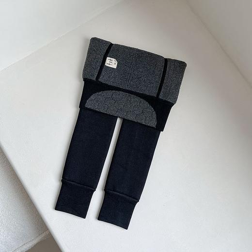 【品牌直发】【女童冬款加绒加厚の连裤袜~】女童打底裤 加绒加厚 秋冬保暖一体裤 棉质竖条纹 儿童九分踩脚连裤袜-QQ 商品图11