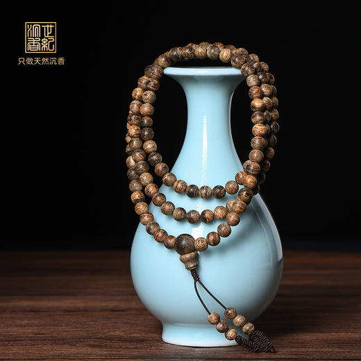 天然达拉干沉香佛珠 5.8mm*108颗 9克 SP9232 商品图0