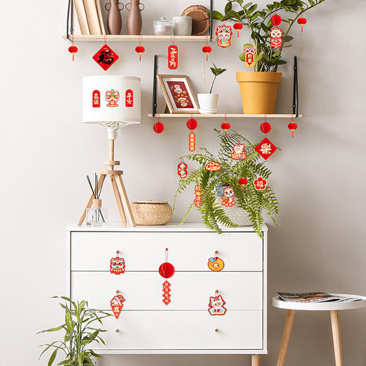 【9.9到手抢30个❗️新年装饰小挂件】2025马年挂饰，年货用品，过年春节盆景树，元旦场景布置L 商品图3