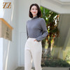佐尔美气质百搭高领100%绵羊毛羊毛衫女E14MS25 商品缩略图2