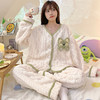 【保暖防风！加绒加厚睡衣套装】抵御寒冷，保暖蓄热，又好看又舒服！冬季长毛绒加绒加厚开衫女长袖保暖女长裤卡通家居服 商品缩略图4