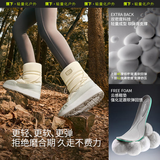 【上新！】女士户外保暖气绒靴CL69624 商品图2