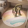 【简约圆形地毯】飘逸如梦，足下起舞，超柔毯面绚烂耀眼，防滑耐磨隔音隔凉，给书房族、家有宠物、喜欢个性的你带来无与伦比的视觉和触感体验！ 商品缩略图12