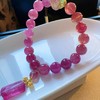11mm单圈全色粉碧玺手链 商品缩略图2