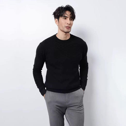 【LV同款】LPIUTY美利奴羊毛棋盘格男士羊毛衫C12TJ-99991（下单3-7天发货） 商品图6