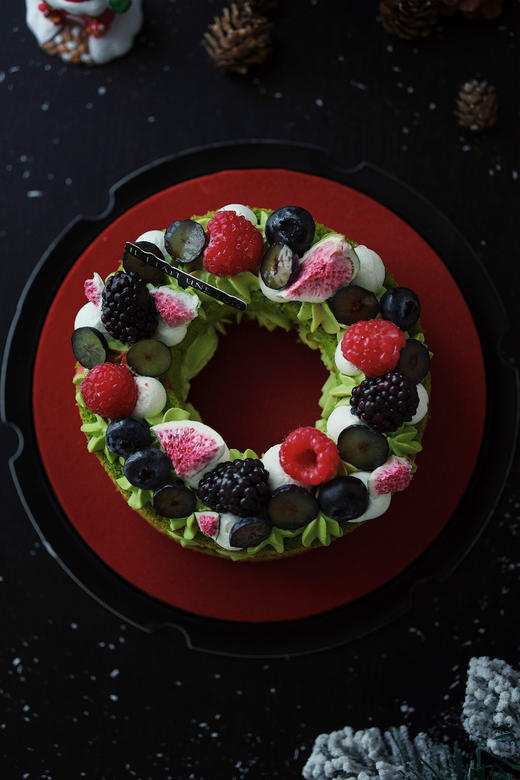 开心果草莓花环 商品图2