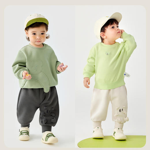 迷你巴拉男女童裤子2025春新品宝宝长裤萌趣婴童香蕉裤 商品图2