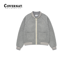 Covernat秋季女士四叶草心形摇粒绒夹克外套CO2303JK70