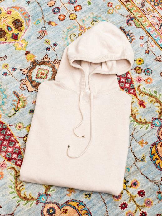 Dalmo 米色羊绒帽衫 商品图0