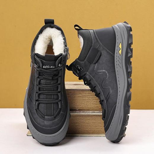 【羊毛内里】圣得西冬季休闲鞋户外防滑工装鞋加绒保暖伐木鞋2462964131 商品图1