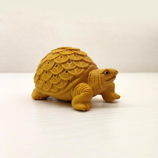 辈辈有钱龟°黄杨木摆件  商品图0