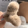 韩版方形獭兔毛发夹 后脑勺马尾盘发抓夹大号毛绒鲨鱼夹子网红发卡【超值特卖AL】 商品缩略图3