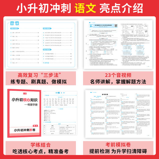 一本·小升初冲刺新卷 语文(2025) 商品图1