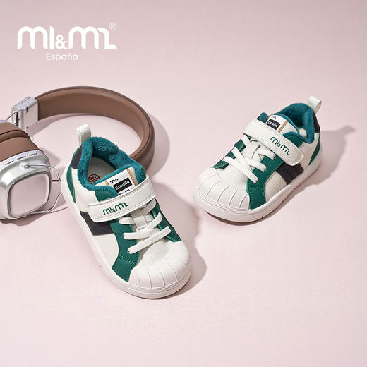 M1&M2儿童童鞋斜纹绒板鞋M91844102 商品图8