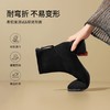 ZHR时尚百搭瘦瘦靴2024新款冬季加绒法式时尚防滑弹力粗跟单靴 商品缩略图4