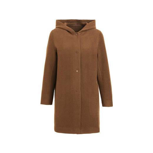 乔万尼羊毛大衣连帽减龄设计呢子外套EM4A593 商品图4