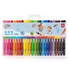 「水彩笔！48色」得力水彩笔可水洗48色袋装彩虹不脏手小学生手抄报绘画水笔文具 商品缩略图4