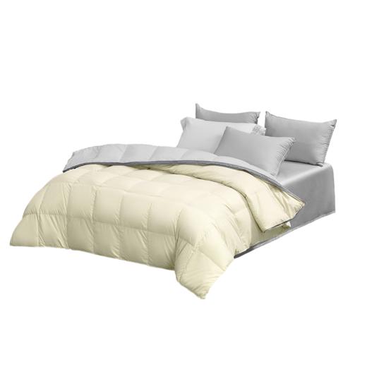 【分仓直发包邮】水星家纺半见初雪抗菌防螨复合鹅绒被129249 商品图1