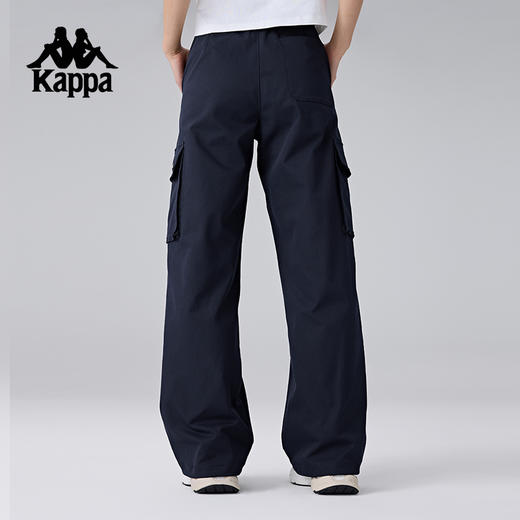 Kappa卡帕背靠背新款运动长裤弹力裤子女款休闲裤复古直筒工装裤K0F22AX01 商品图3