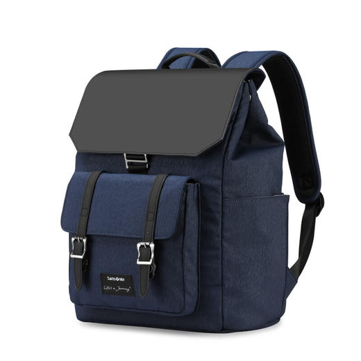 新秀丽海军蓝双肩背包96Q*01124【分仓直发，72小时发货，周末节假日不发货】 商品图2