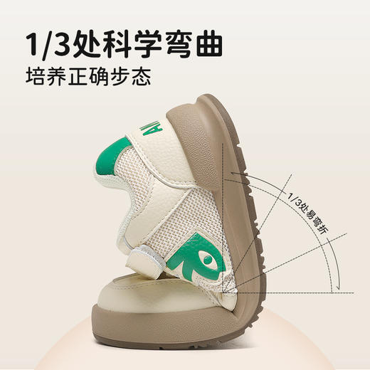 ANNIL/安奈儿儿童宝宝鞋透气软底男童板鞋秋季新款百搭女童休闲鞋HM4305016 商品图4