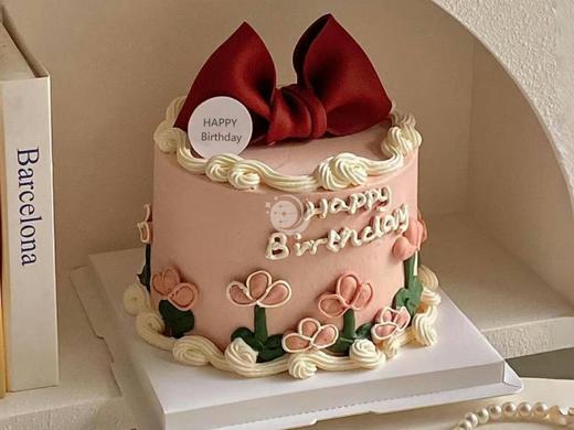 『莫奈田园』翻糖手绘蛋糕 商品图0