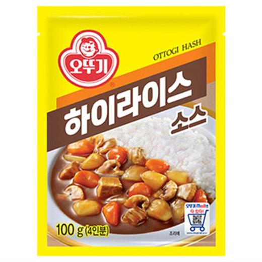 不倒翁黑咖喱粉100g오뚜기 하이라이스소스 商品图0