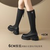 ZHR则则长筒靴加绒厚底骑士靴气质百搭2024新款显瘦长靴时尚女靴 商品缩略图6