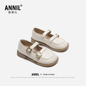 ANNIL/安奈儿童鞋浅口亲子鞋时尚百搭小皮鞋春秋软底玛丽珍公主鞋HM4301080