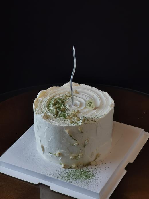 ins简约茉莉花苞装饰蛋糕（图片蜡烛非标配需要自行选择） 商品图1