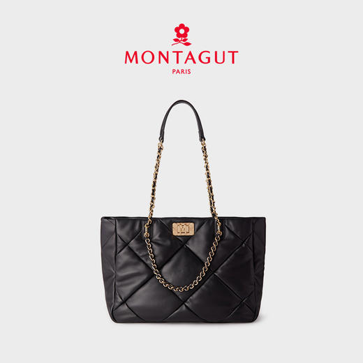 【巴黎情调】梦特娇包包女包新款大容量托特包菱格包链条包 商品图0