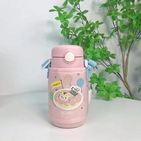 2024冬魔膳师x巧虎高真空保温杯吸管杯+把手+萌趣甜甜圈杯套350ml