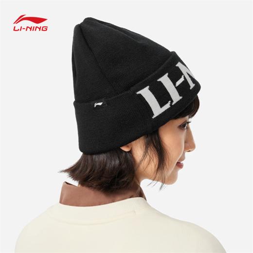 李宁运动生活系列抗静电针织帽AMZU061 商品图3