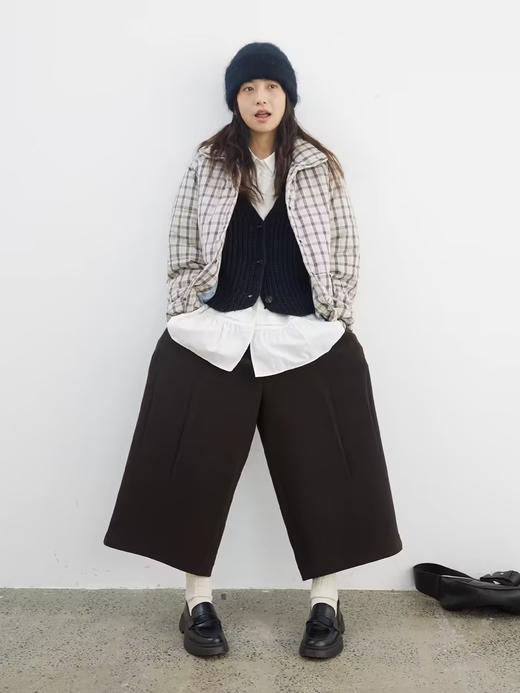 步履不停/4D25003C/格纹工装短款棉服夹克外套上衣 商品图3