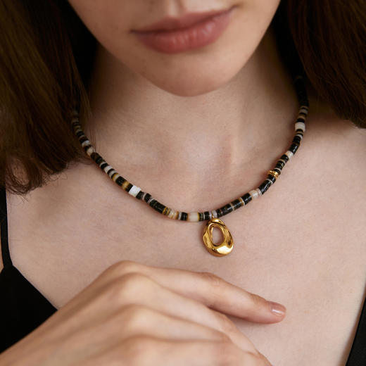 monSecret 碎贝风穴项链 商品图5