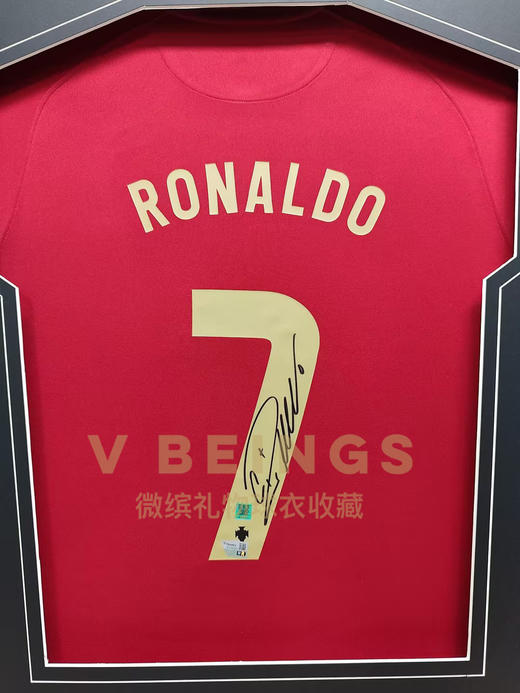 收藏系列 C罗 葡萄牙队7号 2020欧洲杯 亲笔签名球衣 商品图2