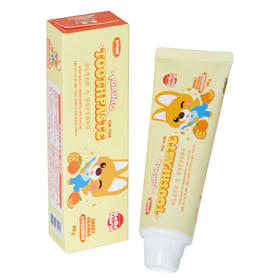 啵乐乐儿童牙膏橙子味80g/118002 透明啫喱质地呵护乳牙健康