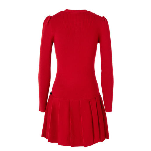 精致复古优雅蝴蝶结连衣裙冬款裙子 商品图1