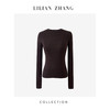 LILIAN ZHANG 秋冬定制—扬子纱、圆领长袖羊毛套衫打底衫  2408006 商品缩略图2