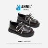 ANNIL/安奈儿女童软底小皮鞋女宝宝甜美乐福鞋2024黑色新款儿童HM4301064 商品缩略图0