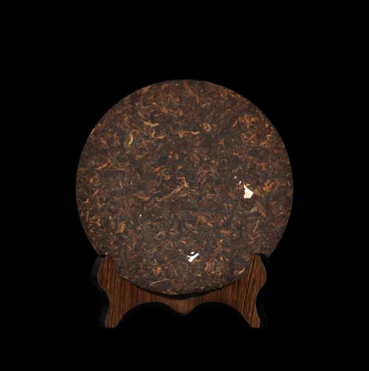 俊仲号紫条茶普洱茶熟茶茶饼 【单饼尝鲜】400g  包邮 商品图3