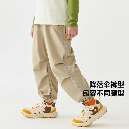 迷你巴拉男女童裤子2025春新品儿童户外弹力伞兵裤直筒裤 商品图6