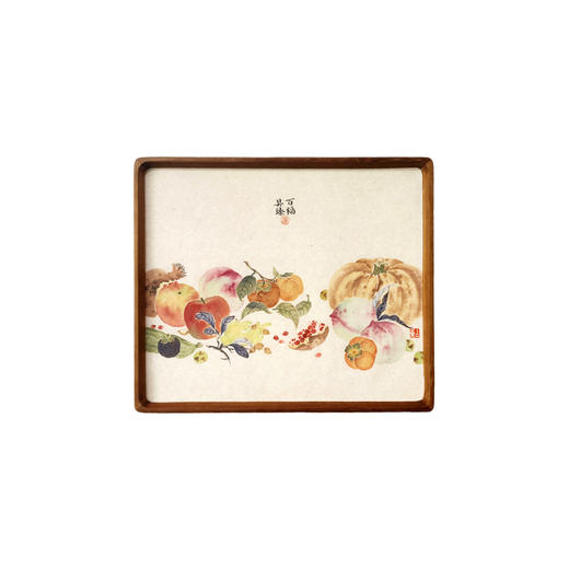 【预售一周发货】为你读诗×画家 冰青 国画复制作品（含画家签名，含框） 商品图2