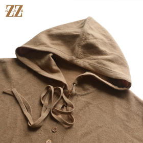 佐尔美气质百搭连帽羊绒毛衫女E33MS08