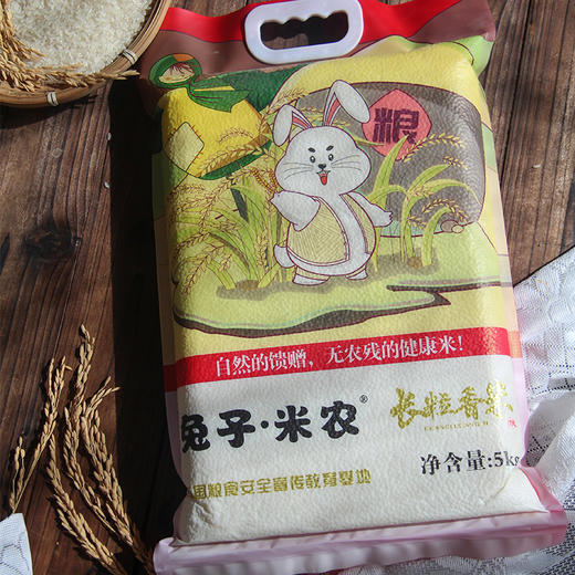 兔子米农长粒香米5㎏ 商品图0