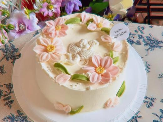 『格桑花』浮雕花浪漫蛋糕 商品图0