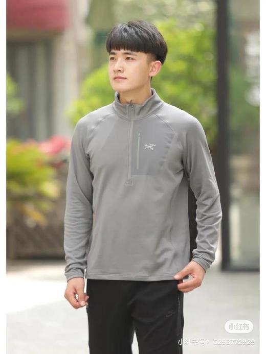 ARC'TERYX始祖鸟MotusARZipLS半拉链长袖立领休闲速干保暖T恤男款全天候户外运动系列！（SS） 商品图6