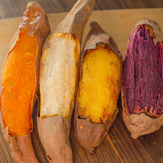 【四拼蜜薯】榴莲蜜薯 紫薯 哈蜜薯 烟薯25号 软糯香甜 4.5斤装 商品图0